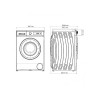 LAVADORA NEWPOL NWT 0810LX 8KG 1000 INOX