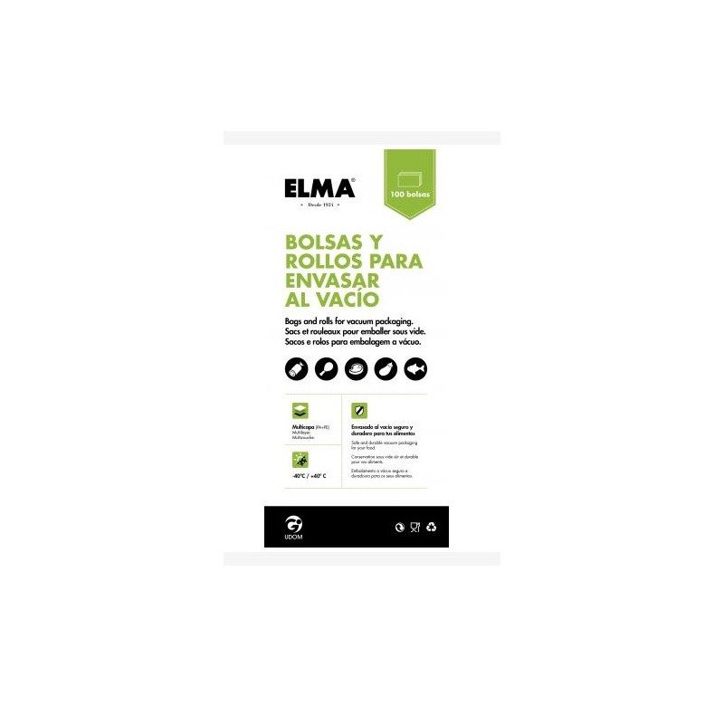 BOLSA ENVASAR 13X45 LARGA UDOM 15159