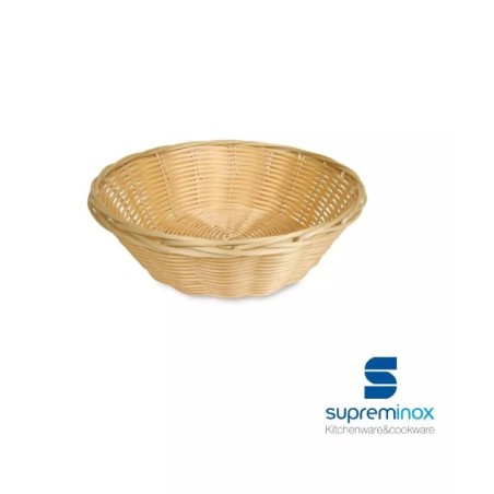 CESTA RATTAN 18*6 9010 SUPREMINOX