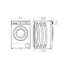 LAVADORA NEWPOL NWT 0610 6KG 1000