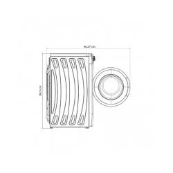 LAVADORA NEWPOL NWT 0810LX 8KG 1000 INOX