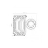 LAVADORA NEWPOL NWT 0810LX 8KG 1000 INOX